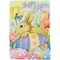 Northlight Bunny and Butterflies "Happy Easter" Outdoor Garden Flag - 18" x 12.5"